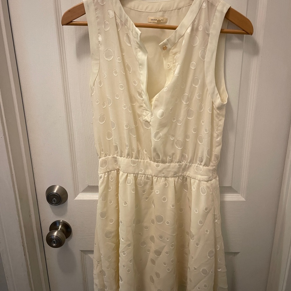 Ivory Sleeveless Dress communion Easter baptism